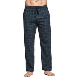 CYZ Men's 100% Cotton Super Soft Flannel Plaid Pajama Pants