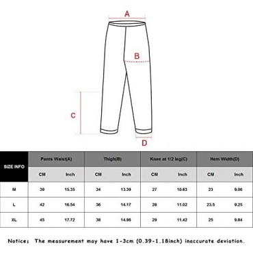 Men's Pajama Pants 100% Cotton Sleep Bottoms Plaid Soft Comfy Lounge PJ Pants Sleepwear with Pockets for Men