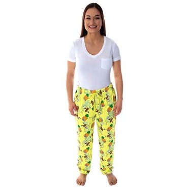 Spongebob Squarepants Men's Pineapple House Adult Loungewear Sleep Pajama Pants