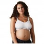 BRAVADO! DESIGNS Women's Body Silk Seamless Nursing Maternity Bra  White