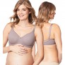 Cake Maternity Croissant Soft Wire Nursing Bra for Breastfeeding  Full Cup Flexi Wire Supportive Maternity Bra (40FF UK/ 40H US  Mauve)