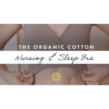 Kindred Bravely Extra Soft Organic Cotton Busty Wireless Nursing Sleep Bra | Maternity Bra for E F G Cup