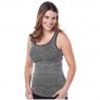 Loving Moments by Leading Lady Women's Stylish Ruched Maternity Tank with Pull Down Nursing