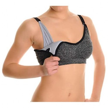 ToBeInStyle Women's 3 Pack Seamless Nursing Bras with Ruched Cups