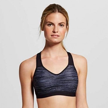 Champion C9 Women Smooth Sports Bra Power Shape Med. Support Concealing Petals