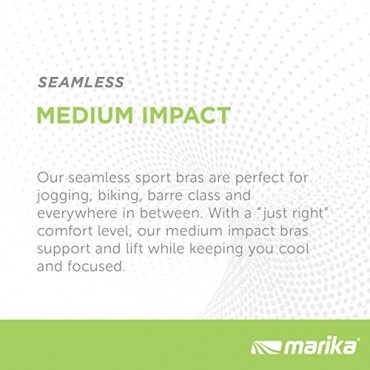 Marika Women's Plus Size Adjustable Seamless Sports Bra