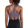 OGLWR Womens High Impact Strappy Sports Bras Cross Back Sexy Padded Full Support Workout Yoga Bra Tops Activewear