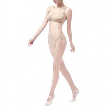DANSHOW Women and Girls Professional Dance Ballet Briefs Adult Gymnastics High Cut Underwear(Two Pieces)