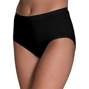 Fruit of the Loom Women's Tag Free Cotton Brief Panties (Regular & Plus Size)
