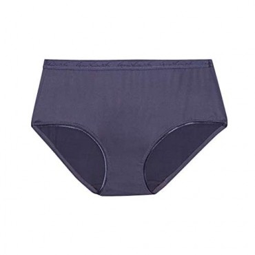 Gloria Vanderbilt Womens Microfiber Brief Panties Tagless Ultra Soft Lace Trim 3 Pack Panties for Women Briefs