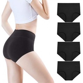 wirarpa Women's Ultra Soft High Waist Bamboo Modal Underwear Panties Multipack