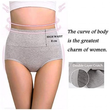 Women’s Underwear High Waisted Panties Ladies Soft Full Stretch Briefs