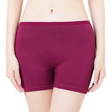 Bolivelan Cotton Boyshort Breathable High Middle Waist Panties Pack of 6