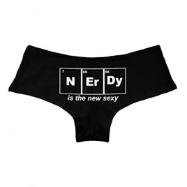 EvolveFISH Nerdy is The New Sexy Women's Cotton Boyshort Underwear