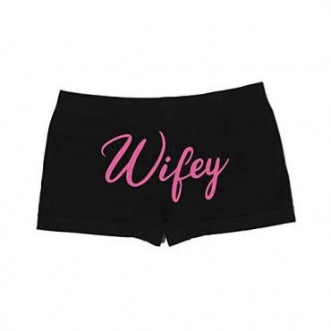 Make Me Laugh Women's Wifey Boy Shorts (One Size Fits All)