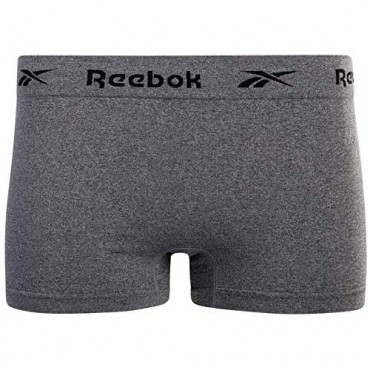 Reebok Women’s Seamless Stretch Performance Boyshort Panties (3 Pack)