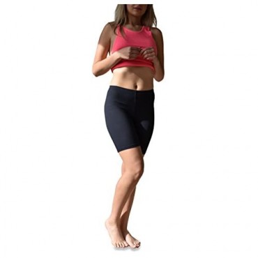 Sexy Basics Womens 3 Pack Buttery Soft Brushed Active Stretch Yoga Bike Short Boxer Briefs