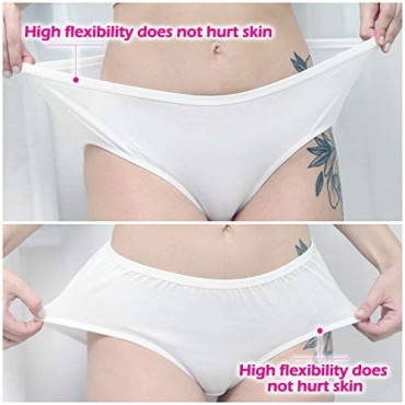YAUOLIVE Women's Disposable Panties Disposabl Underwear Postpartum Briefs Disposabl Underwear for Women 3 Pack